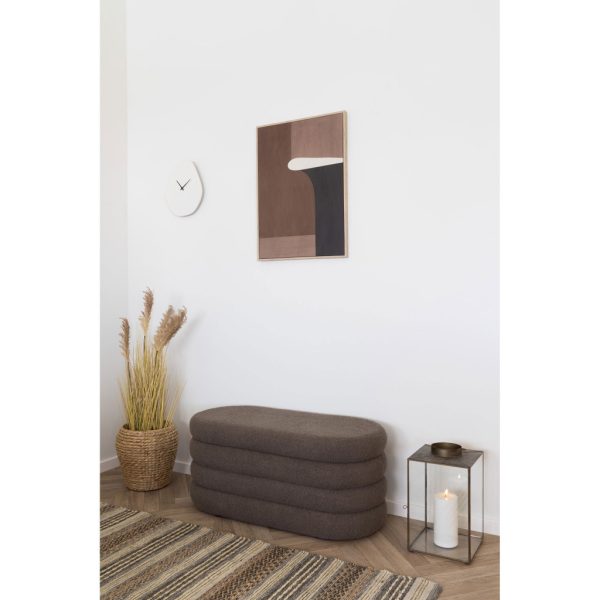 Dartford pad tárolóval, buklé, barna 103x45x44 cm - Image 2