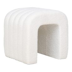 Colma puff, plüss, fehér