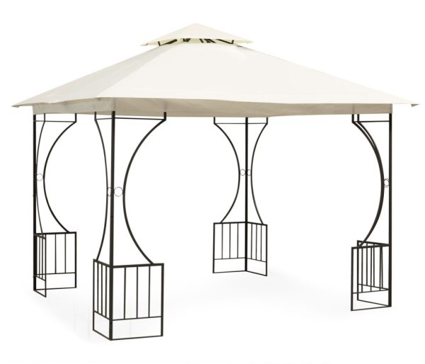 Kerti pavilon 3x3 m bézs - Image 2