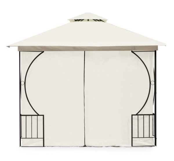 Kerti pavilon 3x3 m bézs - Image 3