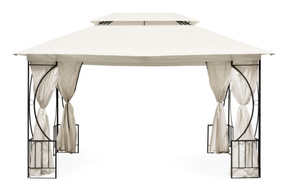 Kerti pavilon 3x4 m bézs - Image 4
