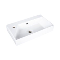 Sanovit STANCE - porcelán mosdókagyló - bal csaplyukas - 55 x 33 cm