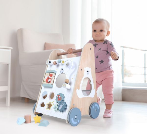 Fa oktató toló járókeret mozgatható elemekkel - Image 4