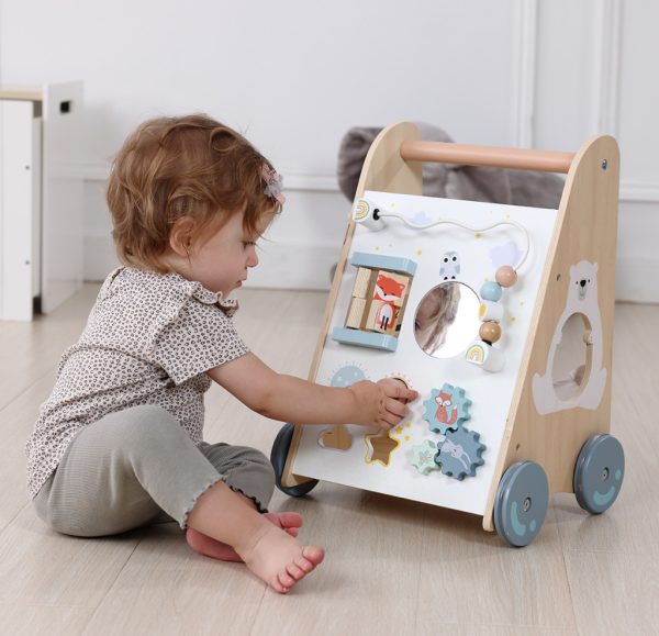 Fa oktató toló járókeret mozgatható elemekkel - Image 6