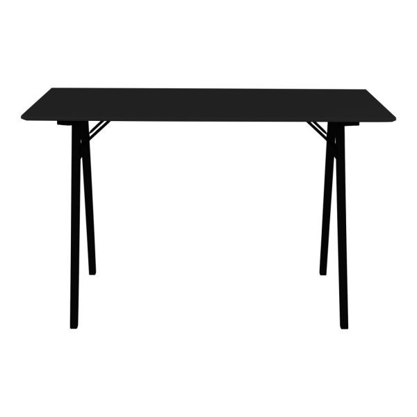 Vojens íróasztal, fekete 120x60x75 cm - Image 2