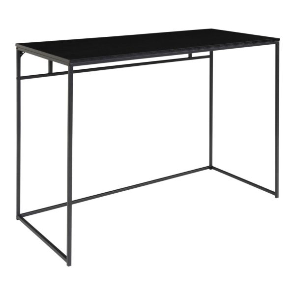 Vita íróasztal, fekete kerettel 100x45x75 cm - Image 3
