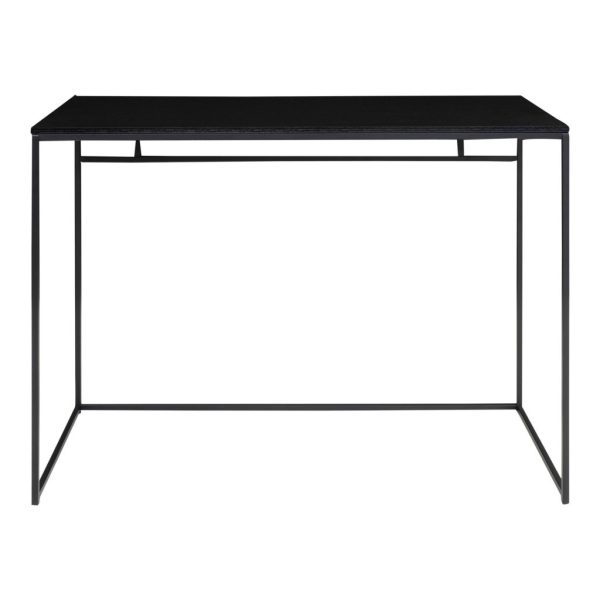 Vita íróasztal, fekete kerettel 100x45x75 cm - Image 5