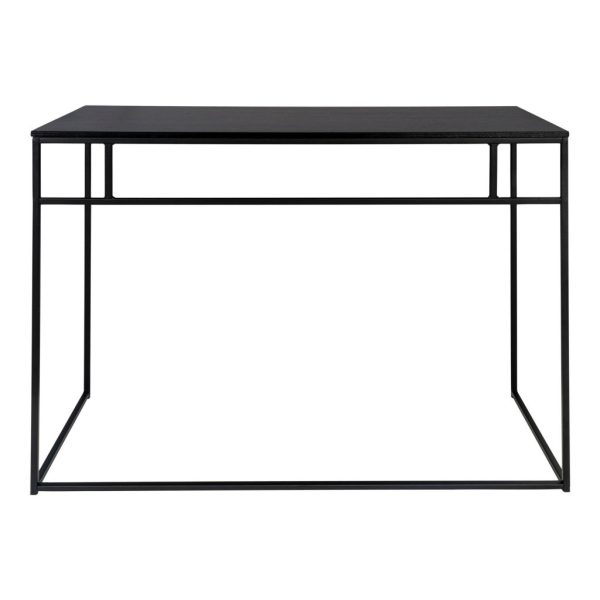 Vita íróasztal, fekete kerettel 100x45x75 cm - Image 7