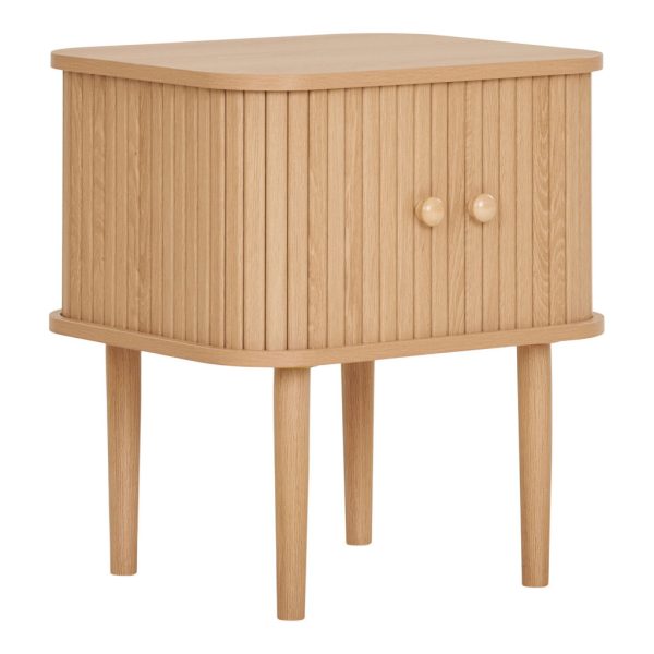 Nikko éjjeliszekrény, 2 ajtóval, natúr 45x40x50,5 cm - Image 4