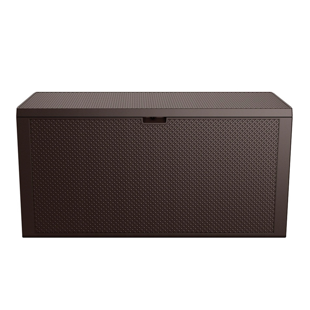 Emily 270L műanyag kerti tároló barna - Image 2