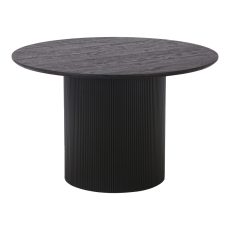 Boavista kerek étkezőasztal 120x75 cm sötétbarna