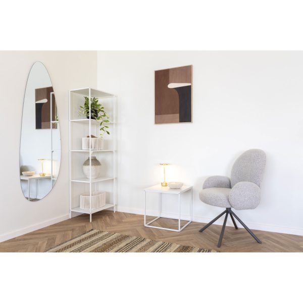 Vita polc, 5 polcos, fehér keret 51x35x170 cm - Image 4