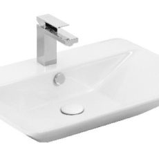 Sanovit TEODORA - PULTRA ültethető - Top Counter - porcelán mosdó -  - 65 x 46 cm