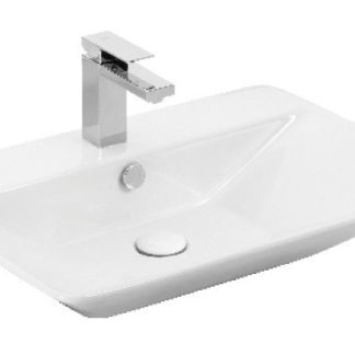 Sanovit TEODORA - PULTRA ültethető - Top Counter - porcelán mosdó -  - 65 x 46 cm