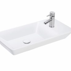 Sanovit - PULTRA ültethető - Top Counter- porcelán mosdó - bal vagy jobb csaplyukas -  - 70 x 35 cm