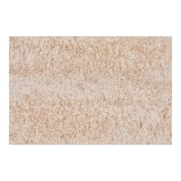 Galena takaró, műszőrme, fehér 130x180 cm - Image 3