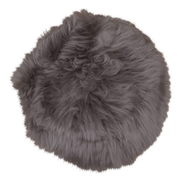 Báránybőr ülőpárna, gomba, 35 cm