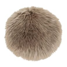 Mesterséges báránybőr ülőpárna, gomba, 35 cm