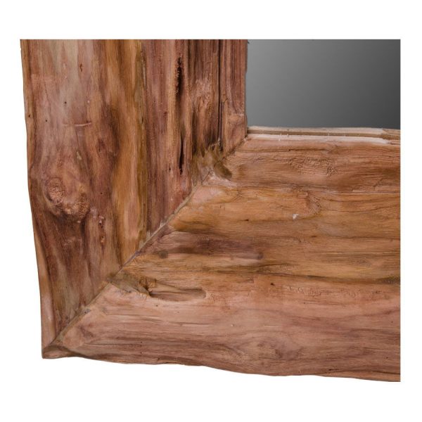 Granada Antik tükör, teak fa, natúr, 101x180 cm - Image 4