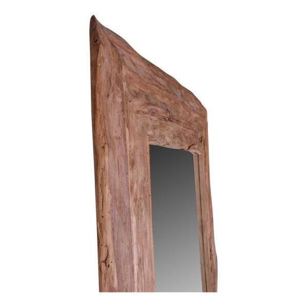 Granada Antik tükör, teak fa, natúr, 101x180 cm - Image 5