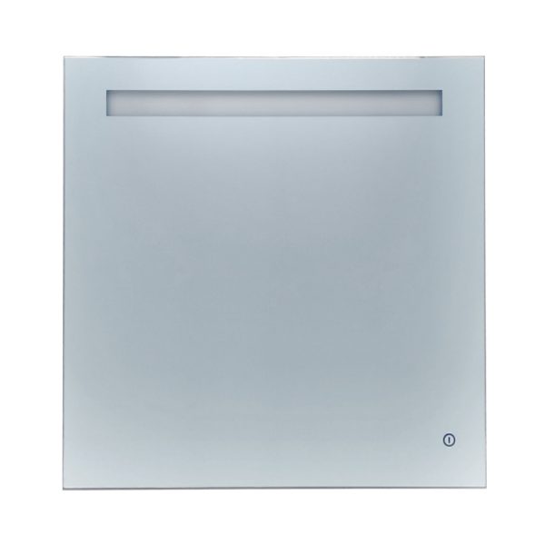 TMP LUX Touch fürdőszobai tükör - LED világítással - érintőkapcsolóval - 60 x 65 cm
