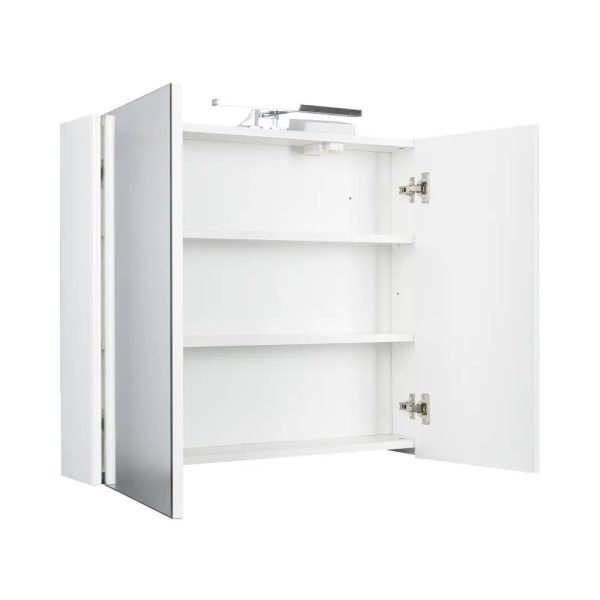TMP SHARP Tükrös fürdőszobai szekrény LED világítással - 75 cm - Image 3
