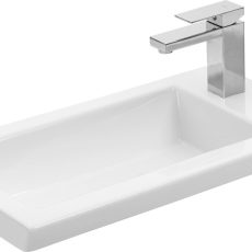 Sanovit ISIK - porcelán mosdókagyló - jobb csaplyukas - 60 x 34 cm