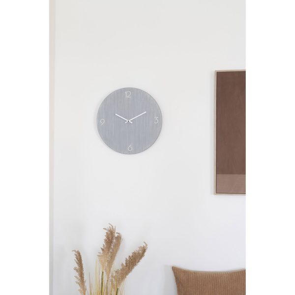 Ravenna falióra, MDF, világosszürke, hangtalan 40 cm - Image 2