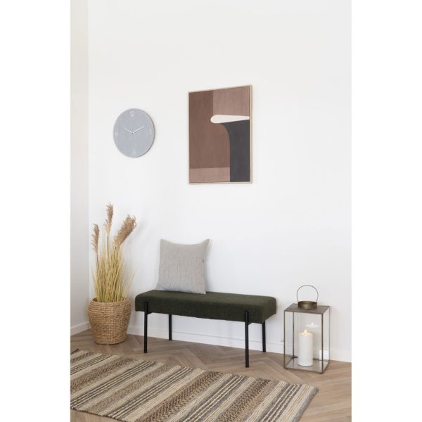 Ravenna falióra, MDF, világosszürke, hangtalan 40 cm - Image 5
