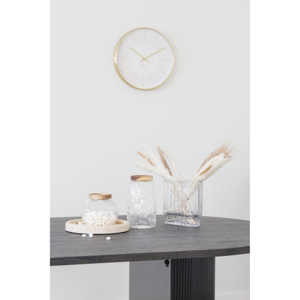 Takamaka falióra, aluminium, aranyszín, hangtalan 40 cm - Image 2