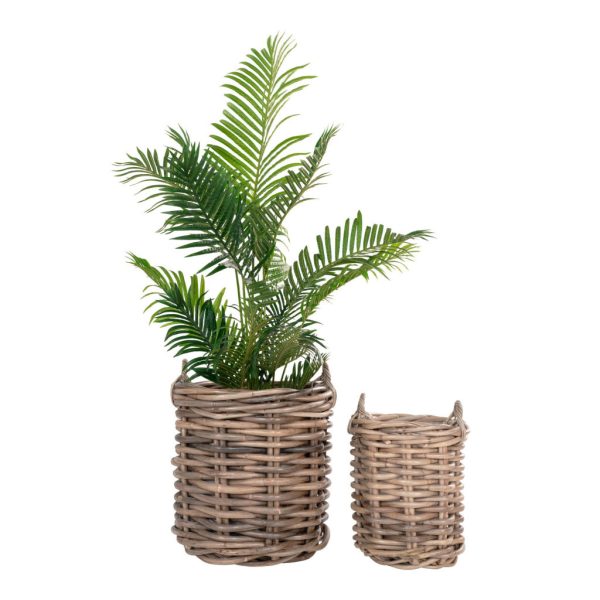 Burton kosarak, kubu rattan, natúr 2db - Image 2