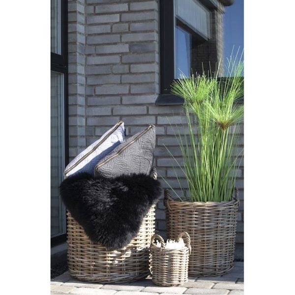 Caor kosarak, kubu rattan, natúr 4 db - Image 3