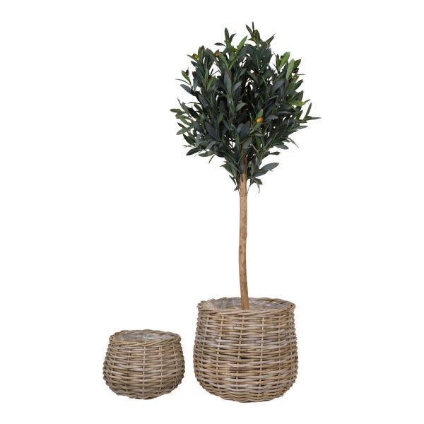 Pulo kosarak, kubu rattan, natúr 2 db - Image 3