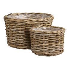 Kalak kosarak, kubu rattan, natúr 2 db