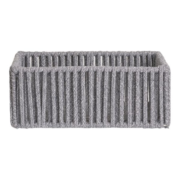 Arese kosarak, pamut/fém, szürke, 3 db - Image 6
