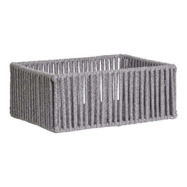 Arese kosarak, pamut/fém, szürke, 3 db - Image 9