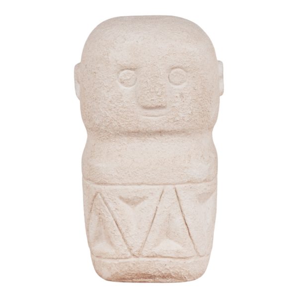Asztali dekoráció, cement, bézs, 5,5x5,5x10 cm - Image 3