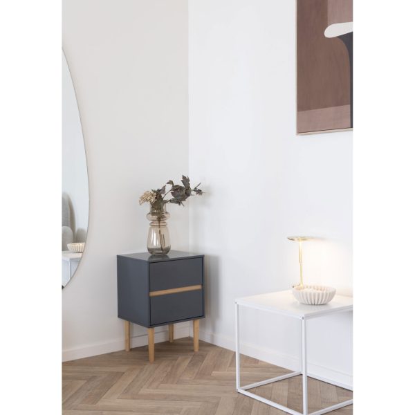 Váza, üveg, füstölt barna ø15x31 cm - Image 6