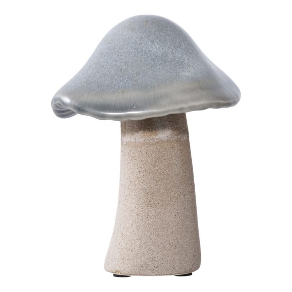 Asztali dekoráció Gomba, kerámia, zöld, barna, kék, 3 db - Image 4