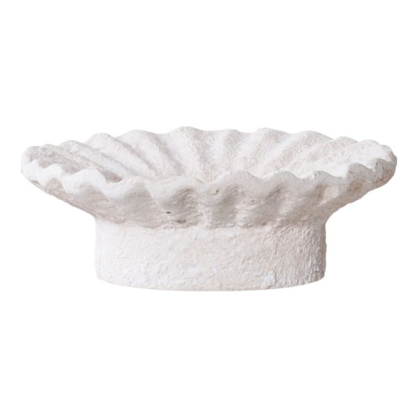 Gyertyatartó, cement, fehér, 2db - Image 3