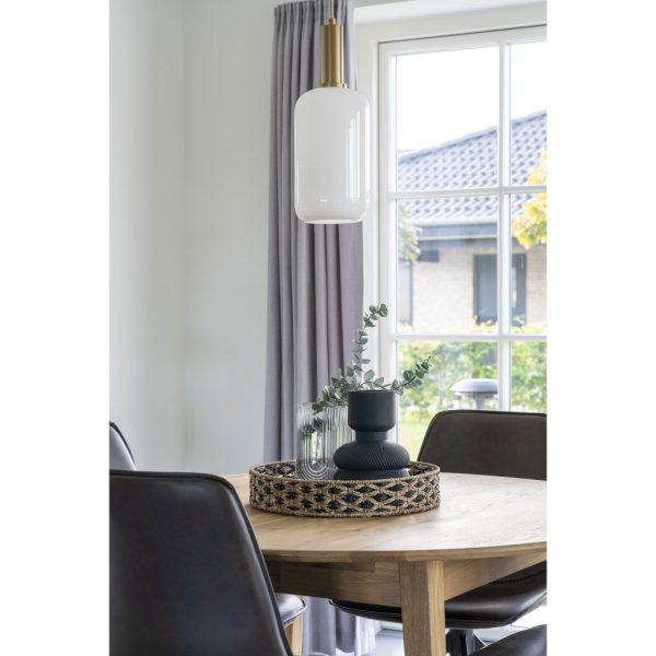 Nerja fonott tálca, tengerifű, fekete-natúr, 38 cm - Image 6