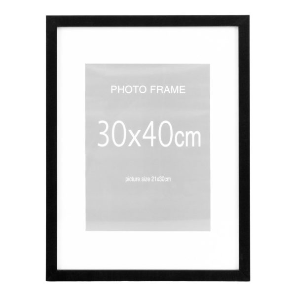 Marbella képkeret szett, 7 db fekete és 8 db natúr 30X40 cm - Image 2