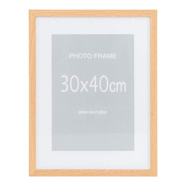Marbella képkeret szett, 7 db fekete és 8 db natúr 30X40 cm - Image 4