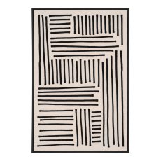 Lipari vászon nyomat, fekete/bézs, No.1 60x90 cm