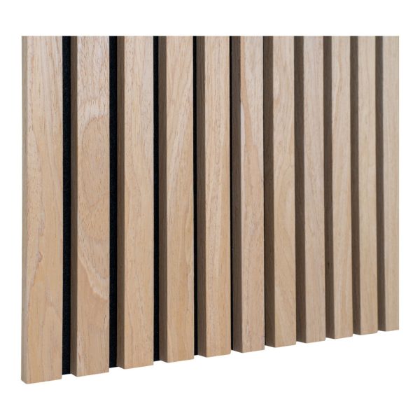 Akusztikus panel, fa furnér, natúr, tölgy hatású 240x60x2,2 cm - Image 5