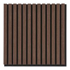 Akusztikus panel, fa furnér, dió, dió hatású 52x52x2,2 cm