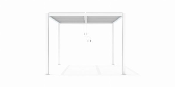 LUXE pergola 3x4m fehér LED világítással - Image 3