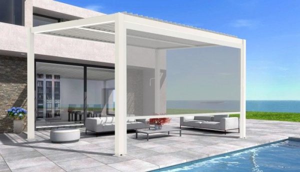 LUXE elektromos napellenző 370x218cm 4 m-ig fehér - Image 3