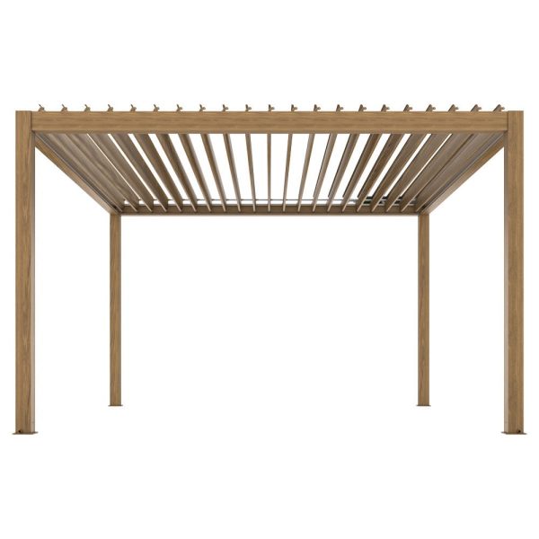 LUXE elektromos pergola 3x4m fa LED világítással - Image 2
