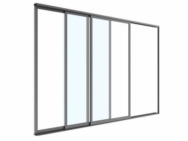 LUXE S8 tolóajtók 370x218cm 4 m-ig antracit - Image 8